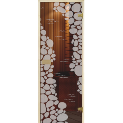 Фото Дверь GLASSHOUSE Eсonomy Line Modern 2, Рисунок, Осина, 8 мм