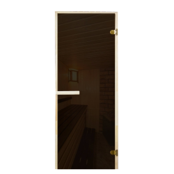 Фото Дверь Hot Line 70*190, Бронза, 8 мм, Ольха