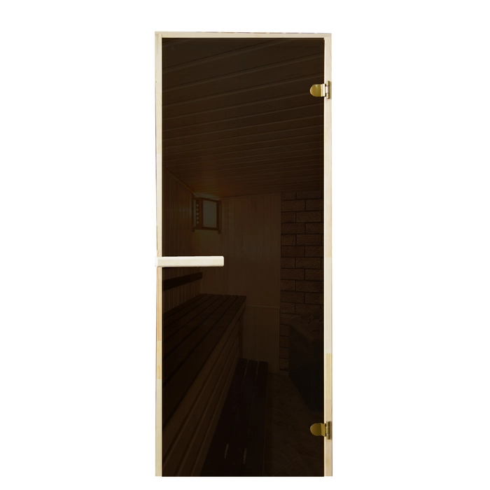 Фото Дверь Hot Line 70*190, Бронза, 8 мм, Ольха